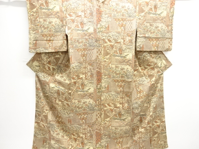 JAPANESE KIMONO / KOMON / FLOWER & PLANT 